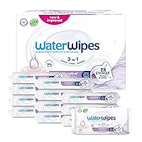 WaterWipes Sensitive+ Soothing Clean Wipes, 720 Pezzi (12 Confezioni)