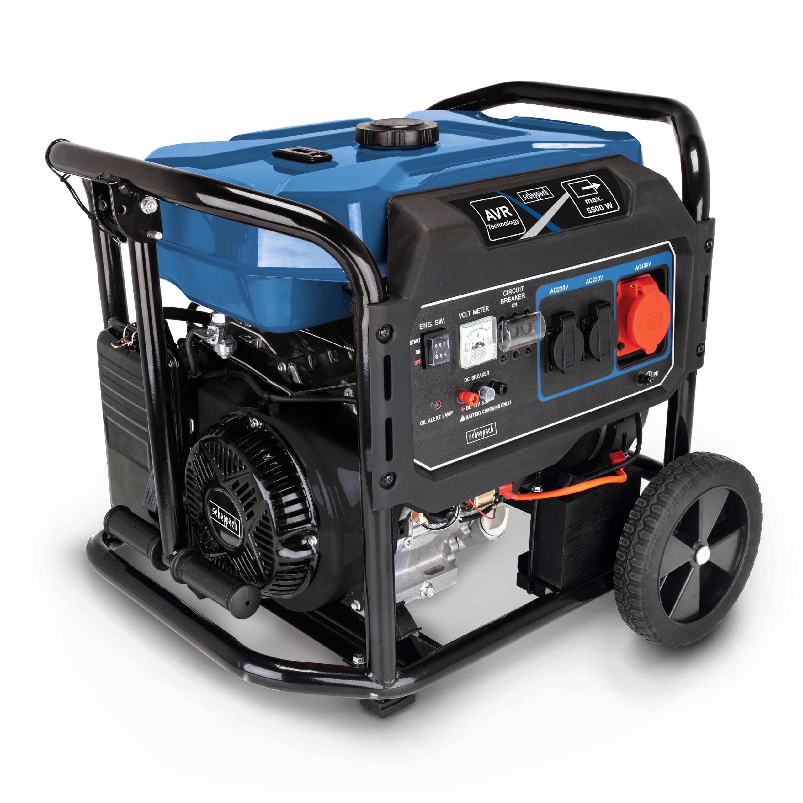 Scheppach Générateur de courant à essence SG7100x avec démarrage électrique