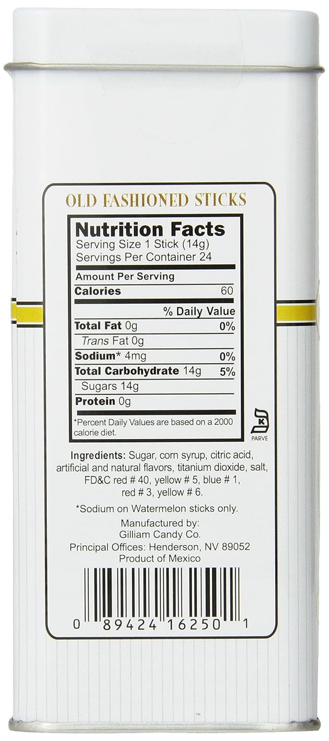 Gilliam Old Fashioned Candy Sticks, Assorted, 12 Ounce