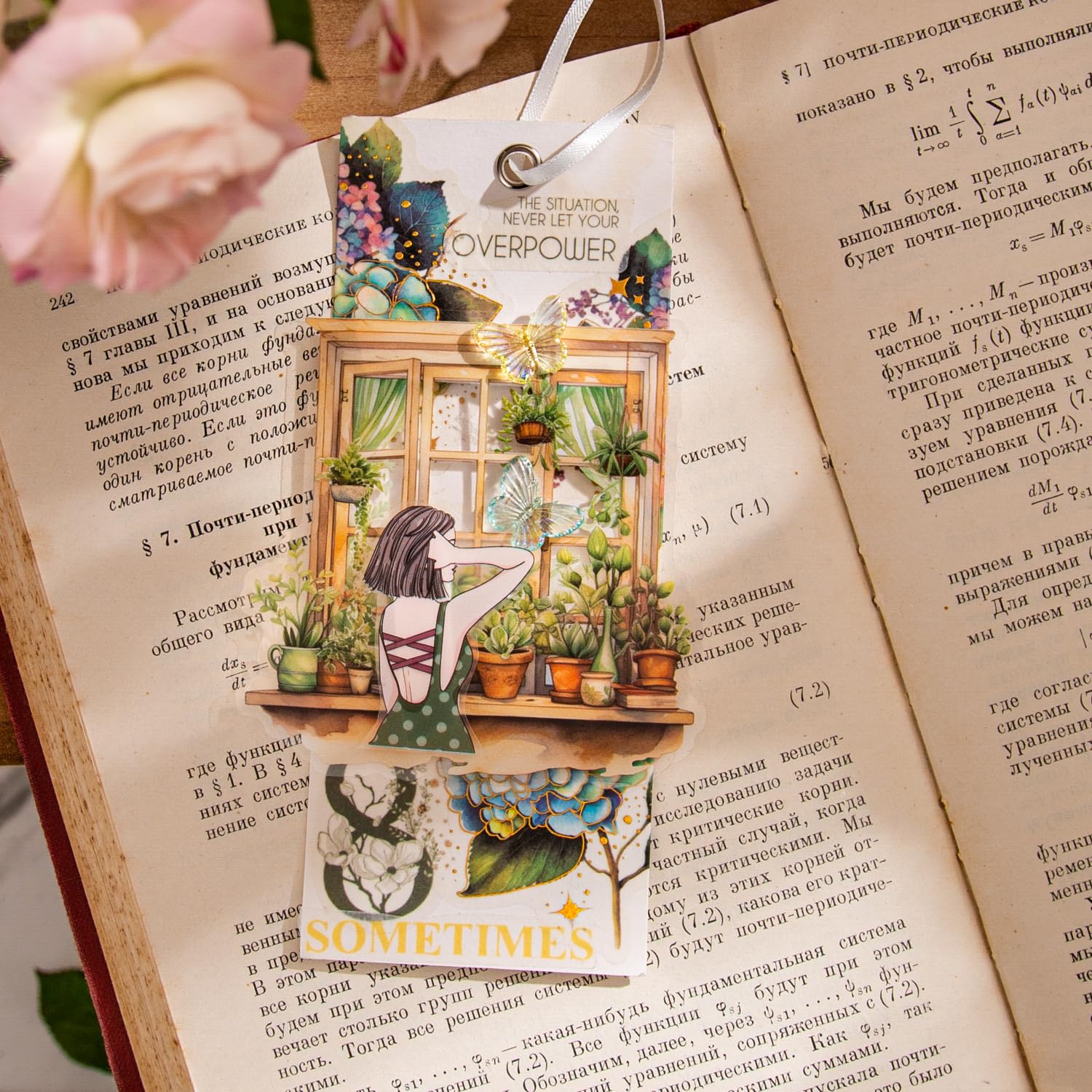 MiyouLuna 60 Adesivi Invernali In PET Con Paesaggi E Cottage - Per Scrapbooking E Junk Journal Con Organizer