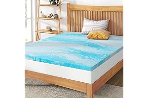 2-Inch Gel Memory Foam Mattress Topper (King Size)