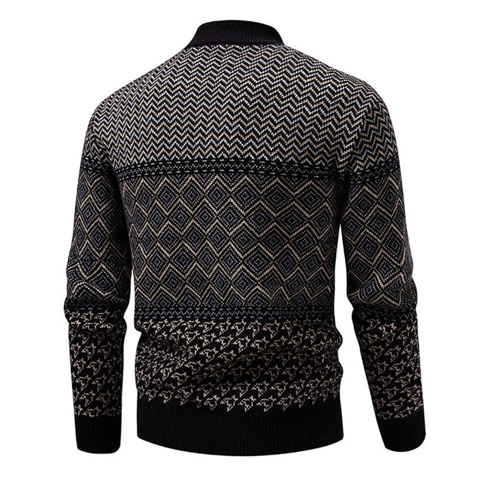 Suéter de punto, abrigo, otoño invierno, moda, diseño bicolor, manga larga, botones al frente, informal, cálido, suave y cómodo, para uso diario y actividades al aire libre.
