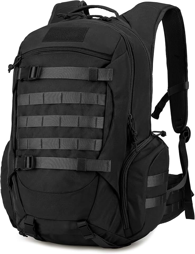 Mardingtop 28L/35L Mochila Militar Táctica Bushcraft Mochilas de Trekking Mochilas con Cubierta Mochilas de Senderismo al Aire Libre para Camping,Senderismo,Viajar