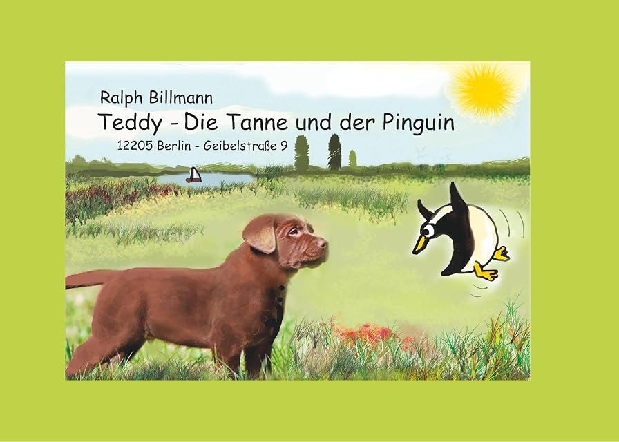 Portada de Teddy, die Tanne und der Pinguin