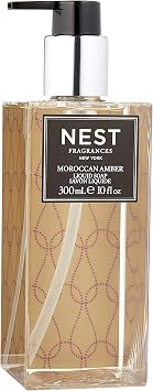 NEST Fragrances Scented Liquid Hand Soap- Moroccan Amber , 10 Fl Oz