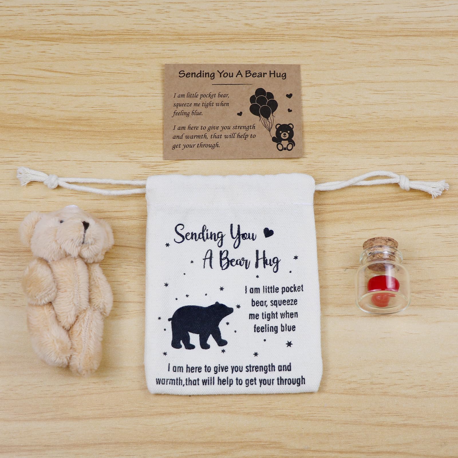 A Little Pocket Bear Hug - Sending You A Bear Hug, Pocket Hug Love Token, Give Bear Hugs To Whoever Needs One, Cute Fun Animal Pocket Hug, Gifts For Graduation Birthday Wedding - View #9