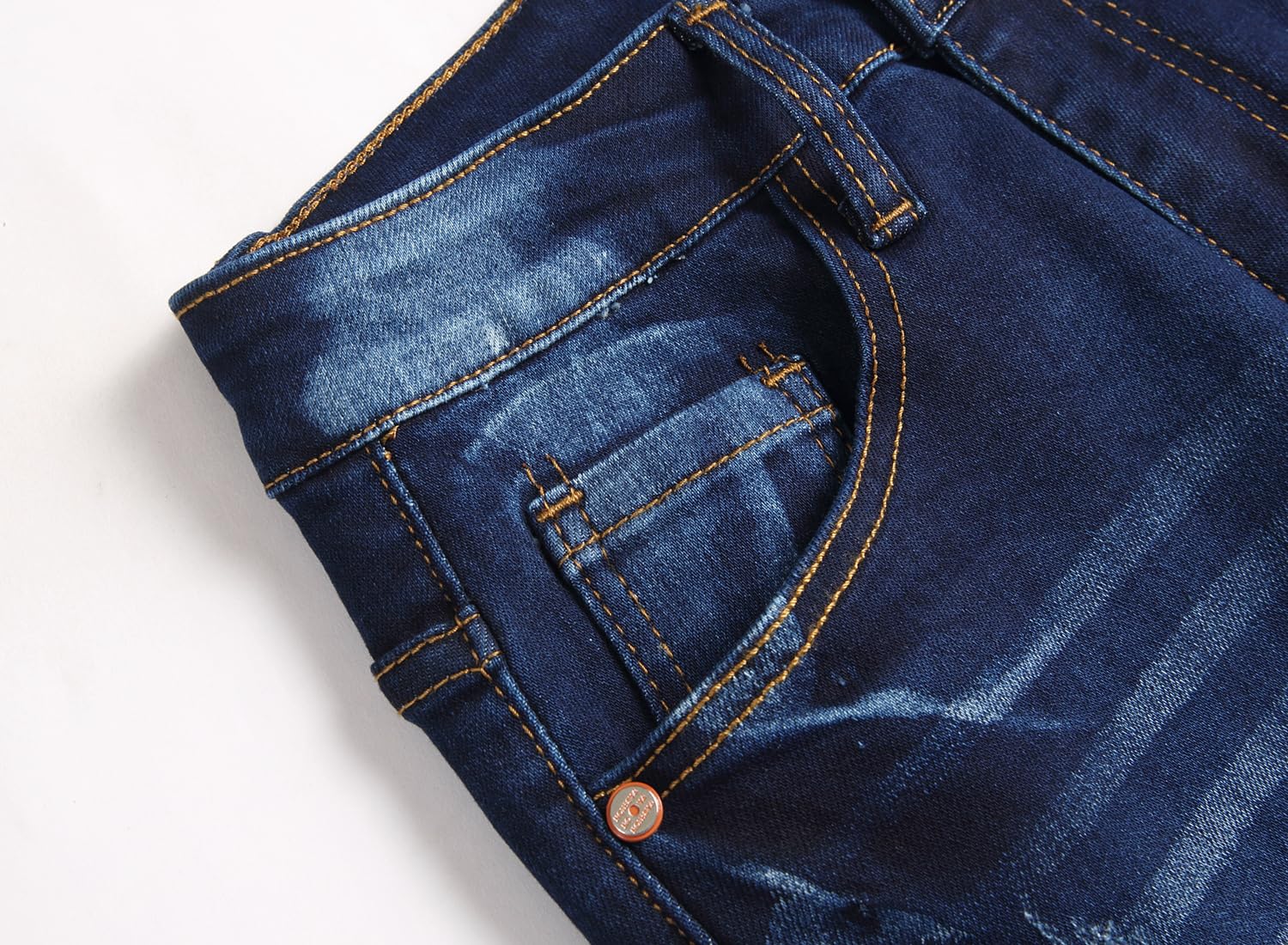 Pantalones vaqueros ajustados para hombre, ajustados, ajustados, ajustados, ajustados, ajustados, de cintura flexible, pantalones vaqueros informales, de diseño ajustado, pantalones vaqueros, F#azul 3