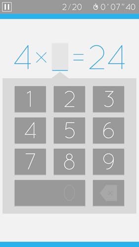 Aproveite o aprendizado Tabuada de multiplicar