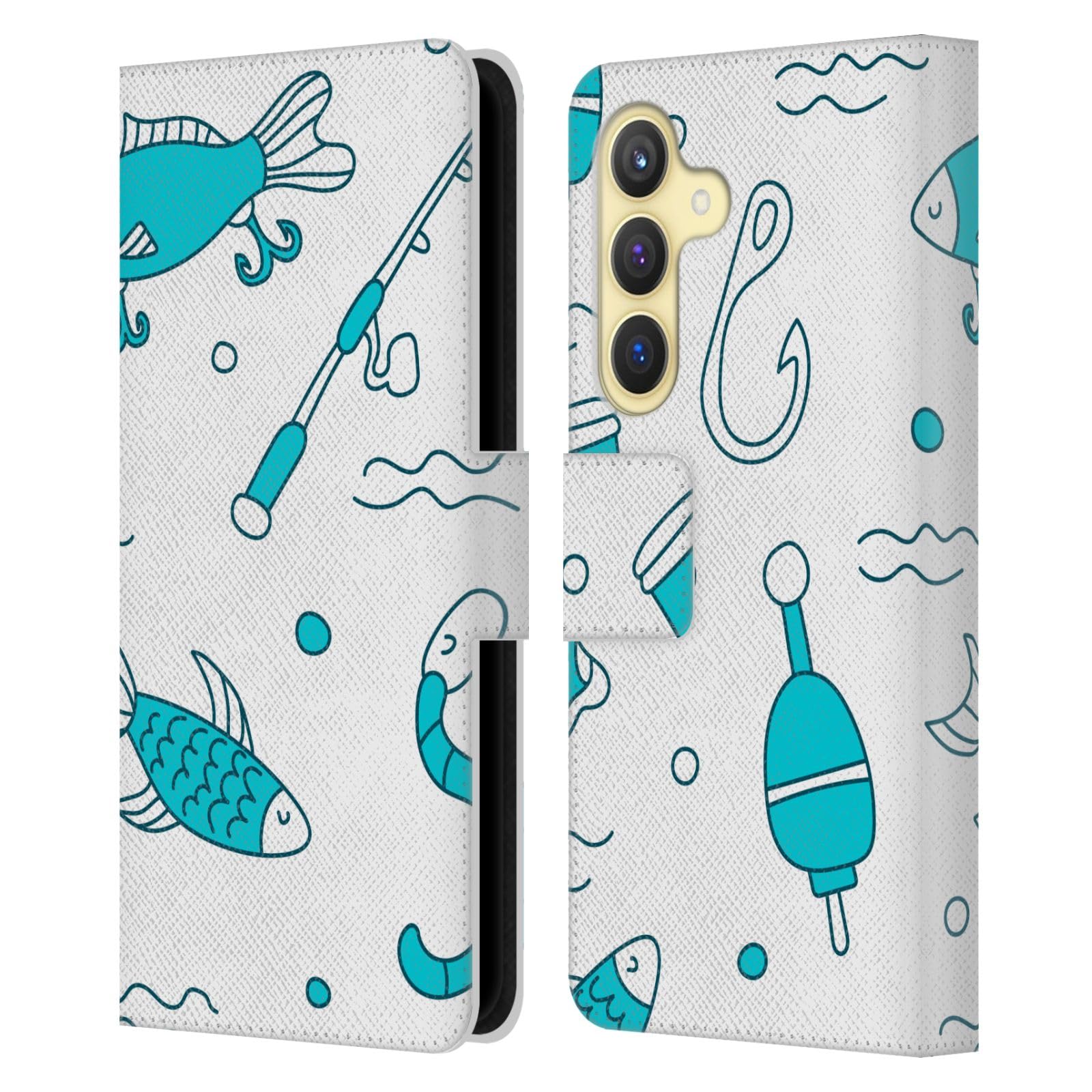 Carcasa de cuero para Samsung Galaxy S24 5G ideal para tus viajes 7