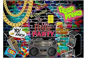 80s Brick Wall Backdrop Decoration for Photography