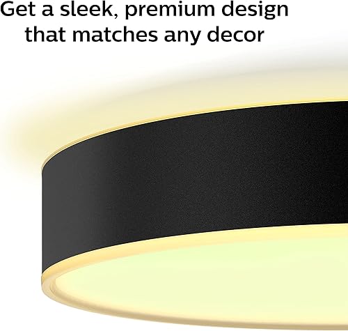 Miniatura 21 de Philips Hue - Enrave White Ambiance Grande - Lámpara de techo inteligente, compatible con Bluetooth y Zigbee (Hue Hub opcional) - Blanco