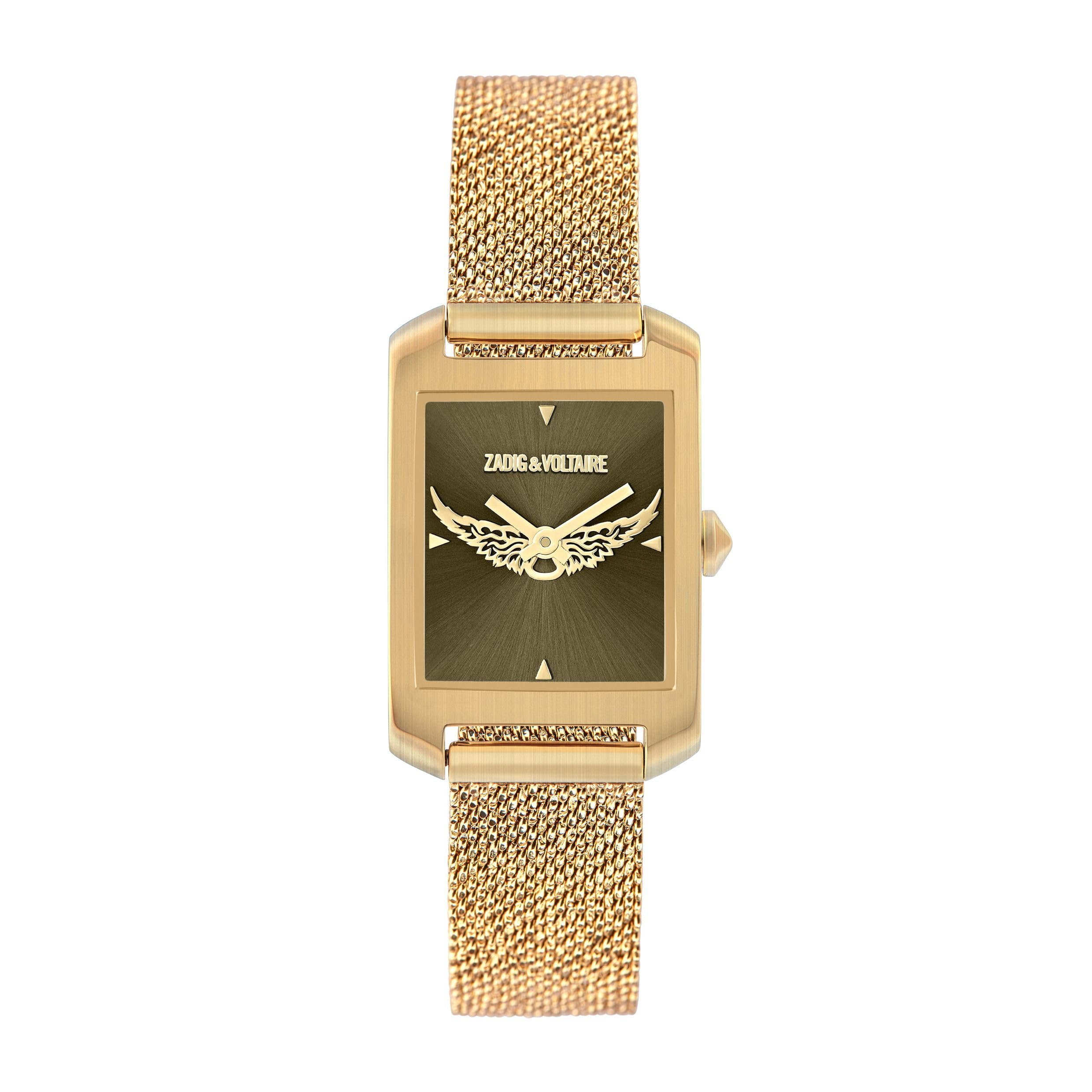 Montre Rectangulaire Or Voltaire de Zadig&Voltaire