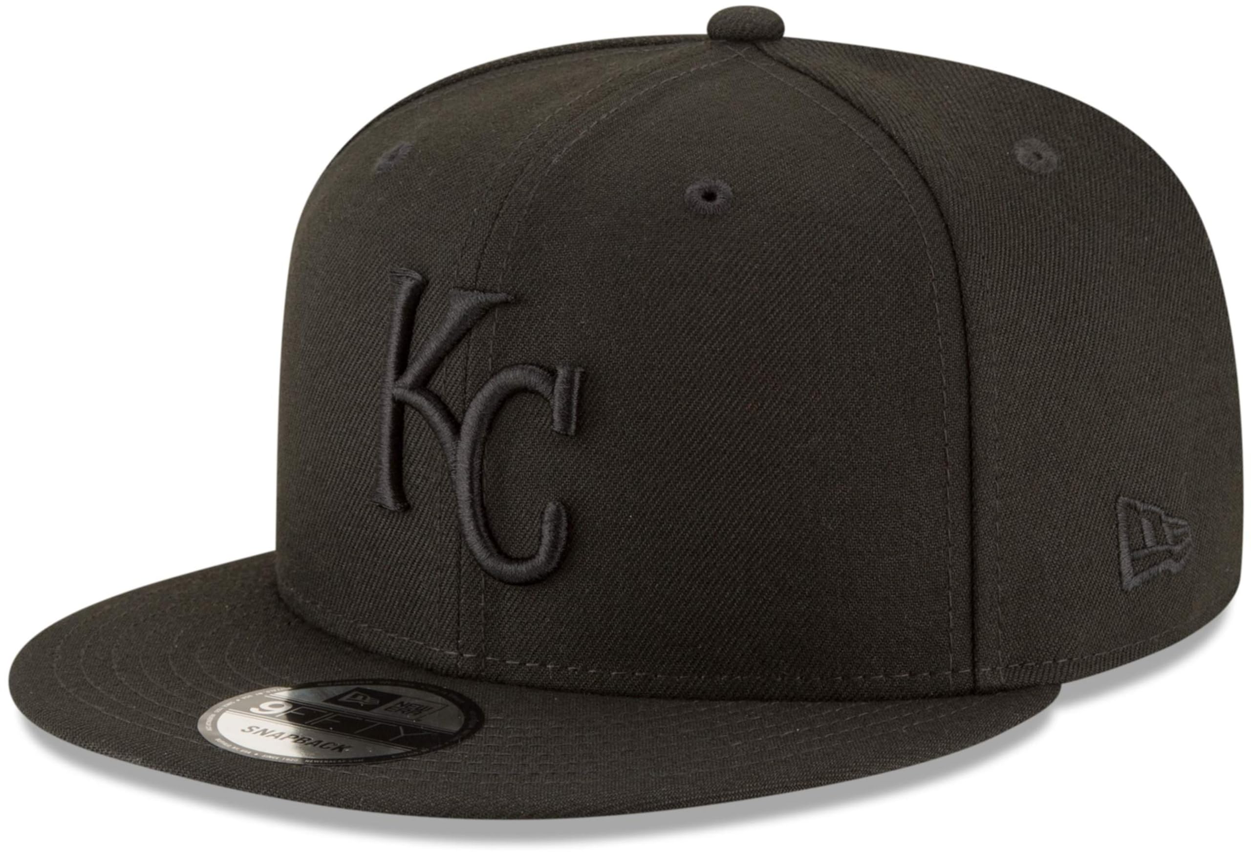 New EraMLB 9FIFTY Black Black Primary Logo Team Adjustable Snapback Hat Cap One Size Fits All