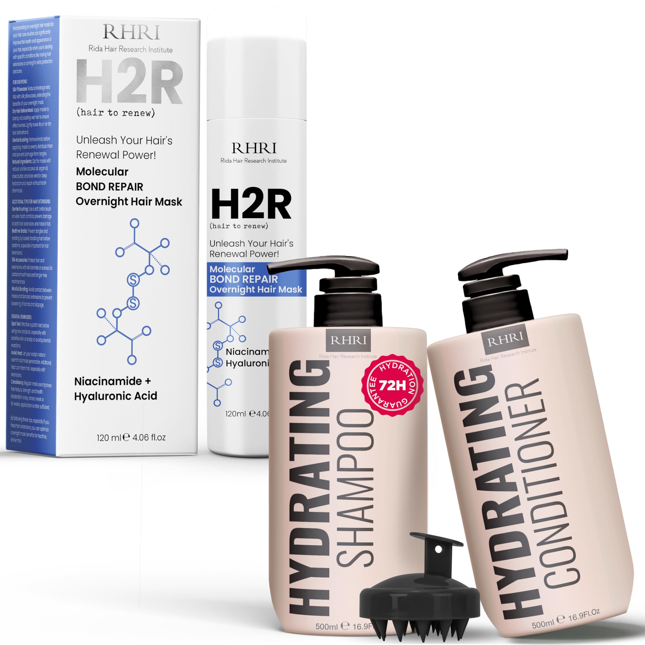 Extension Shampoo/ Conditioner/ Moisturizer Set Amazon.com : Mermaid Extension Hair Care Shampoo  main image 2