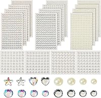 Vista 14 de Craftdady 5500 diamantes de imitación de cristal facetado de 0.079 pulgadas, 11 colores puntiagudos en la parte posterior, piedras natales