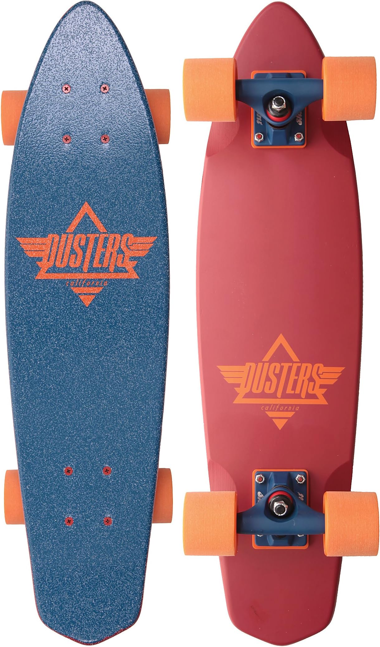 Ace High Red/Orange Complete Cruiser Skateboard 27"