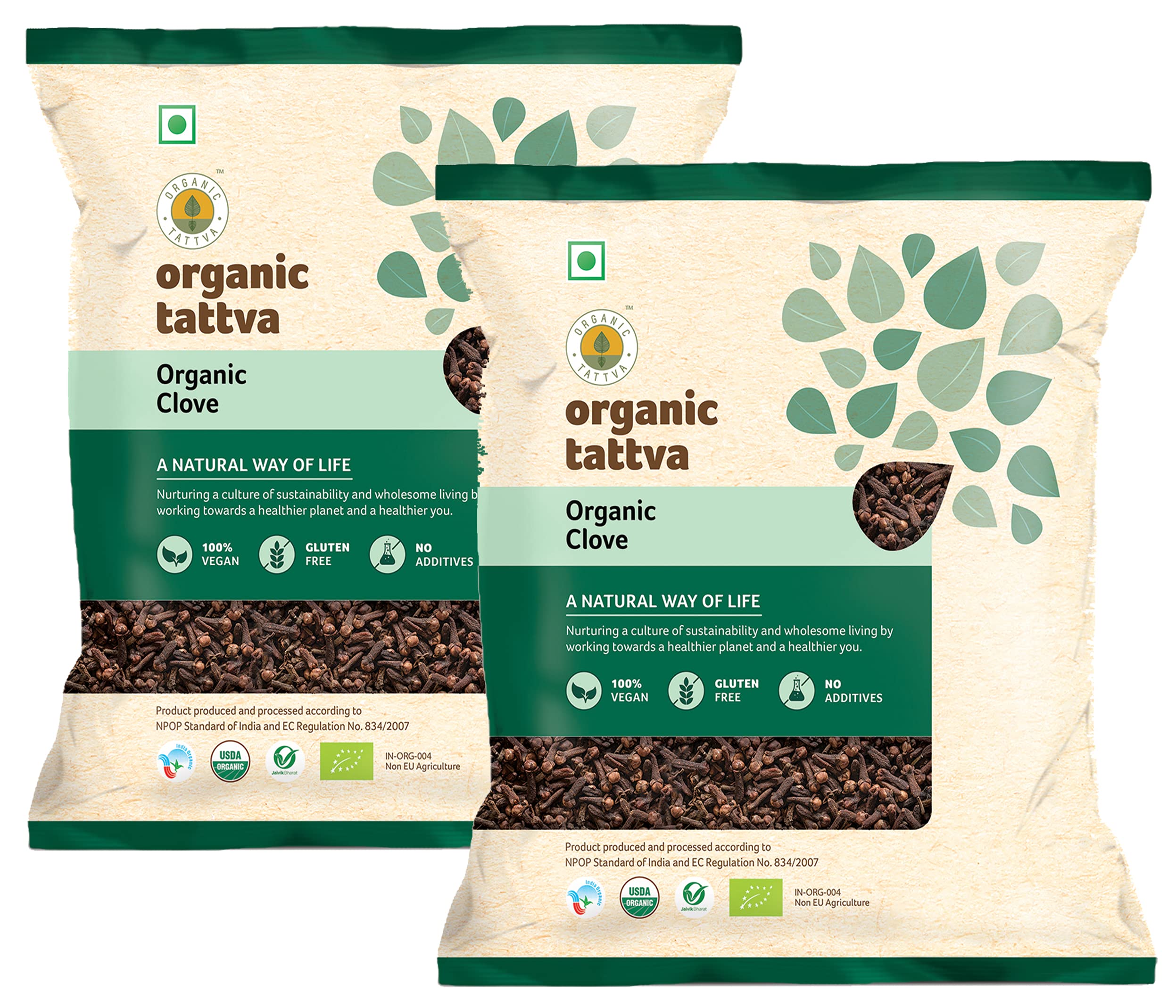 Organic Tattva, Cloves (Laung) Whole/Sabut - 100 Gram | 100% Vegan, Gluten Free and NO Additives | Handpicked, Clean and Sorted (B09FF93H35) Amazon Price History, Amazon Price Tracker