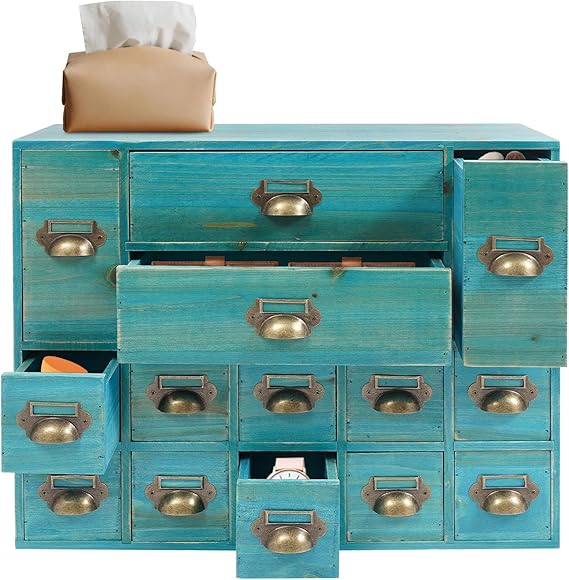 Drawers Storage Apothecary Drawers Card Catalog