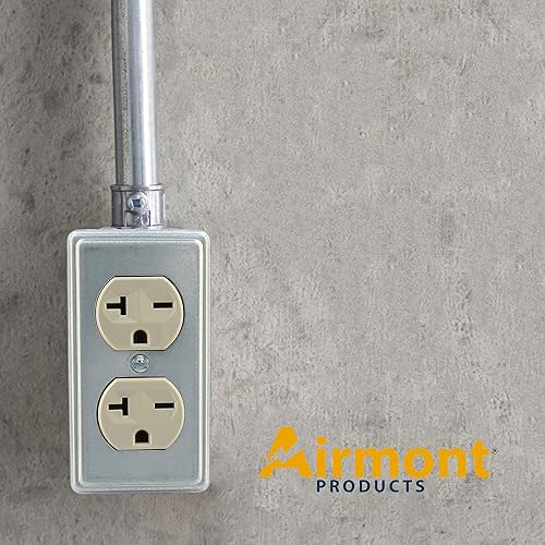 Miniatura 7 de Paquete de caja y cubierta Caja eléctrica de 4 x 2 pulgadas caja de tomacorriente cubierta de receptáculo dúplex construcción dibujada diez golpes