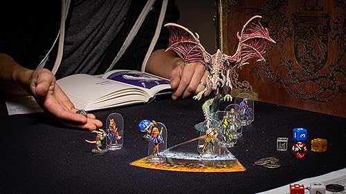 Miniatura 4 de Arcknight - Figuras temáticas en miniatura planas de plástico: para juego de Calabozos y Dragones 5e, Pathfinder y otros juegos de Rol, 31 figuras