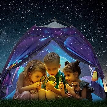 Mnagant Kids Play Tent Imaginative Play Popup Tent Space World Tent For