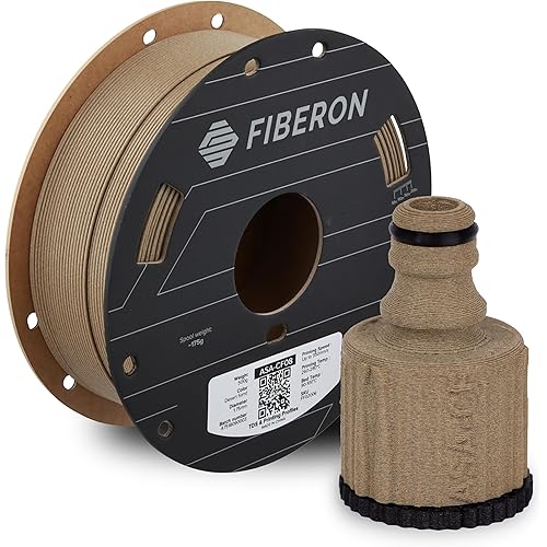 Polymaker Fiberon ASA-CF08 Desert Sand Carbon Fiber 3D Printing Filament 1.75mm 0.5KG, UV & Weather Resistant, High Rigidity, Heat Resistant, Easy to Print, Functional Parts & Prototypes