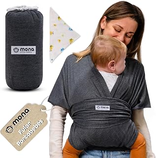 Fular Portabebés Recién Nacidos – Fular Porteo Bebé Ergonómico, Transpirable y de…