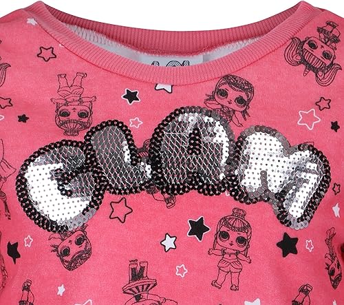 Miniatura 3 de L.O.L. Surprise! Glam Glitter Series - Conjunto de sudadera y pantalones para niñas pequeñas y grandes MGA Entertainment, color rosa