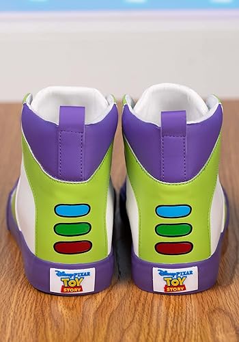 Miniatura 8 de Disney Buzz Lightyear Men's High Top Shoes, Exclusive Toy Story Sneakers