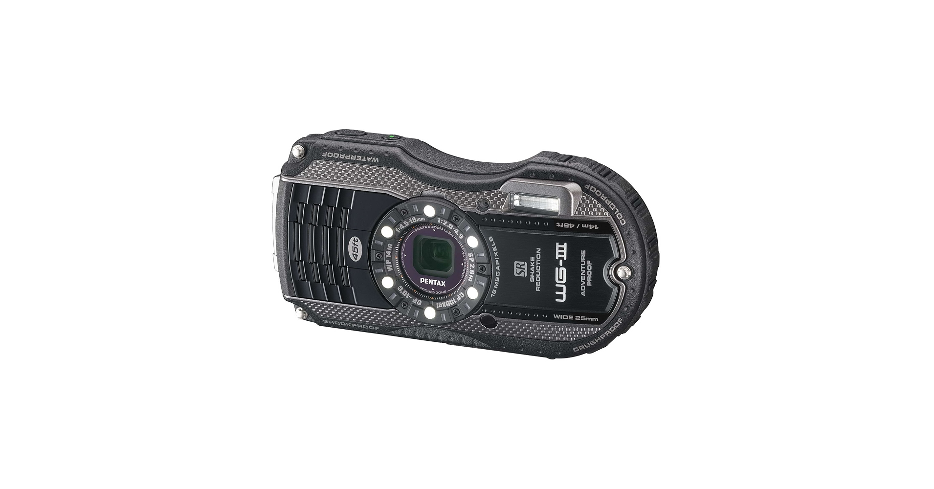 Amazon.com : Pentax Optio WG-3 black 16MP Waterproof Digital