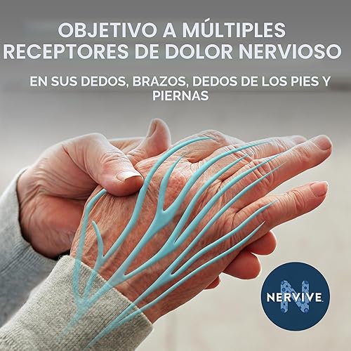 Miniatura 2 de Nervive Crema para aliviar el dolor, analgésico tópico de máxima fuerza sin grasa con lidocaína y mentol para dedos, pies, manos, piernas y brazos