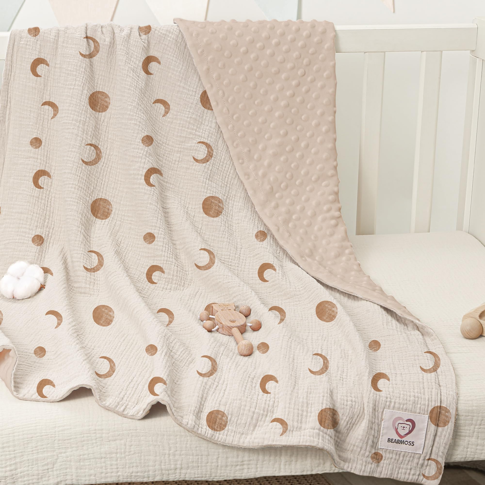 Green Throw Blanket Bearmoss Baby Blankets For Unisex Boys Girls