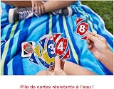 Mattel Games UNO H20 to GO, water resistant cards game, to take to the beach and to snow holidays, extra durable 108 cards, ages +7, P1703 - 4