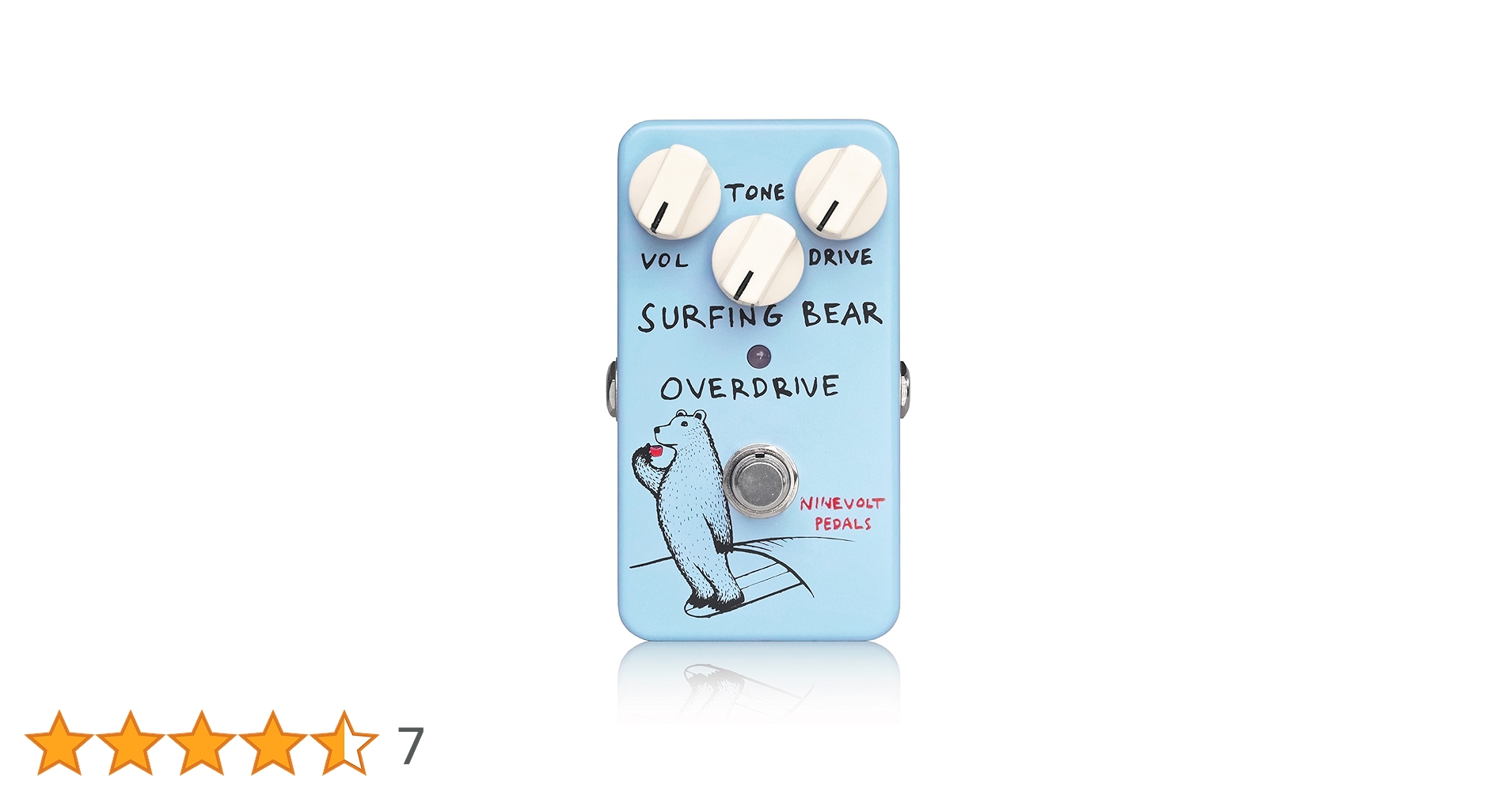 最終セールSURFING BEAR OVERDRIVE オーバードライブ Animals Pedal Surfing Bear Overdrive