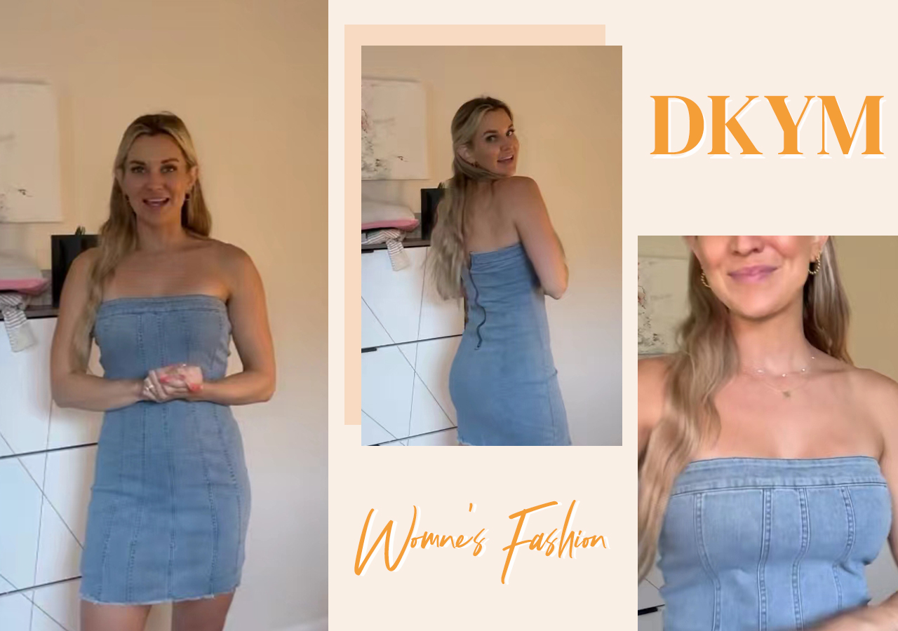 Watch mini denim dress for women on Amazon Live
