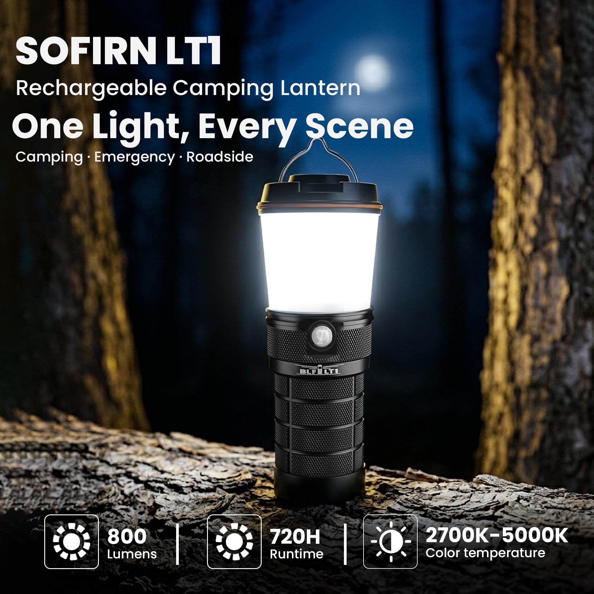希少品　Sofirn BLF LT1 キャンプ ランタン LEDランタン Amazon.co.jp: sofirn BLF LT1 キャンプランタン 充電式 調光機能付き
