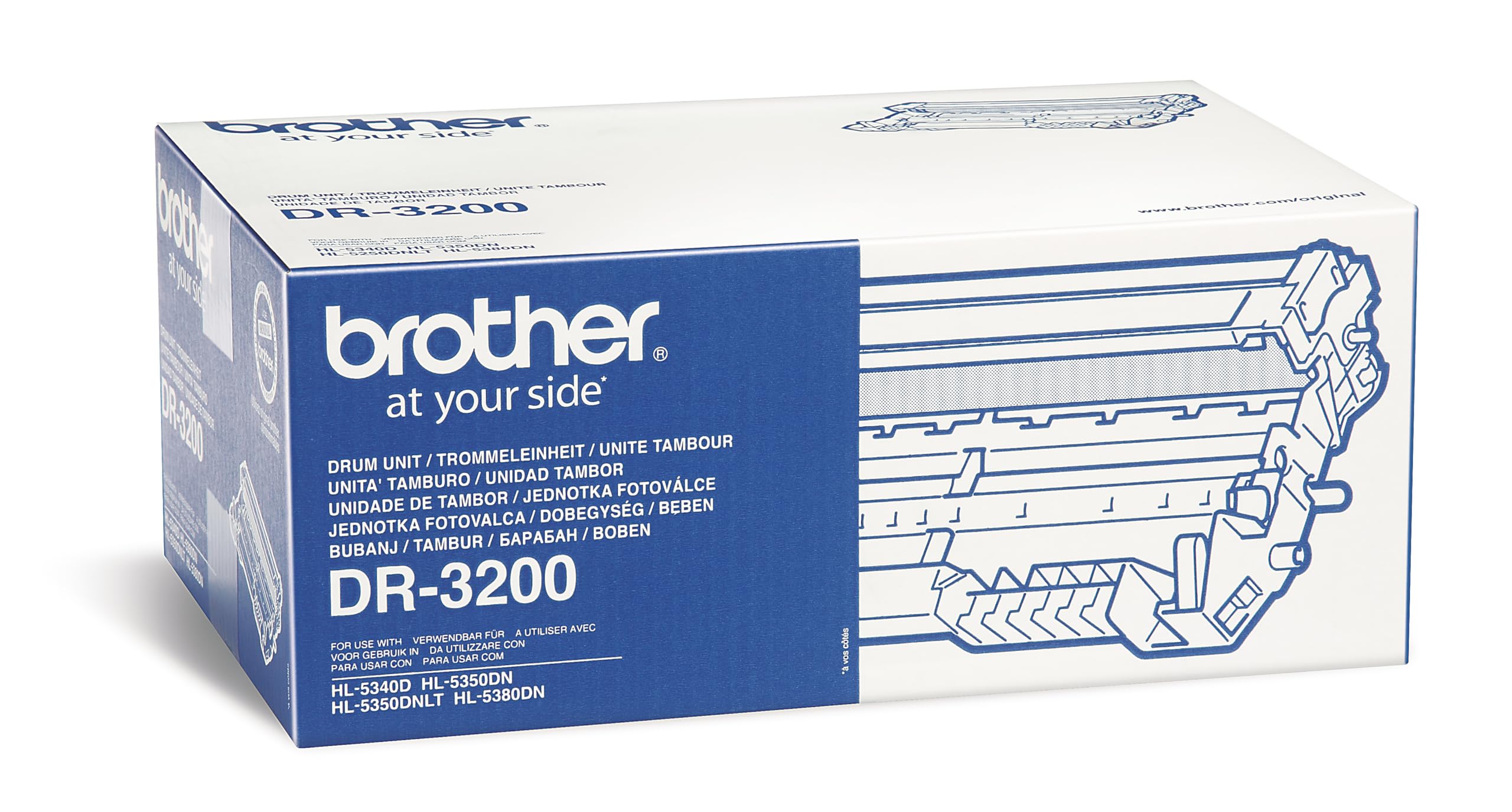 Brother DR3200 Trommel 25000 Seiten DCP-8085DN HL-5340D 5350DN 5350DNLT 5370DW 5380DN MFC-8880DN 8890DW Farblos