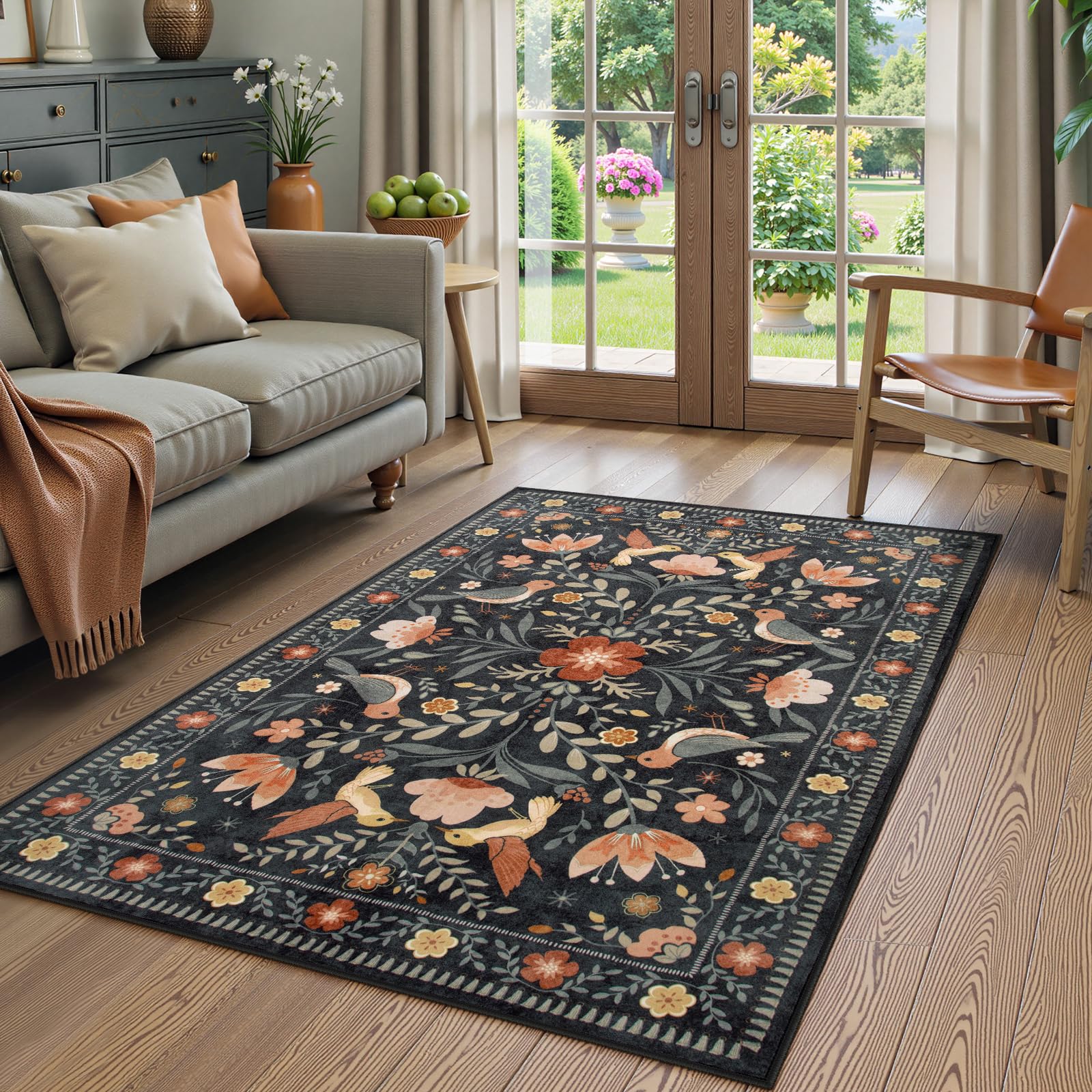 Moynesa 3x5 Entryway Rug Indoor