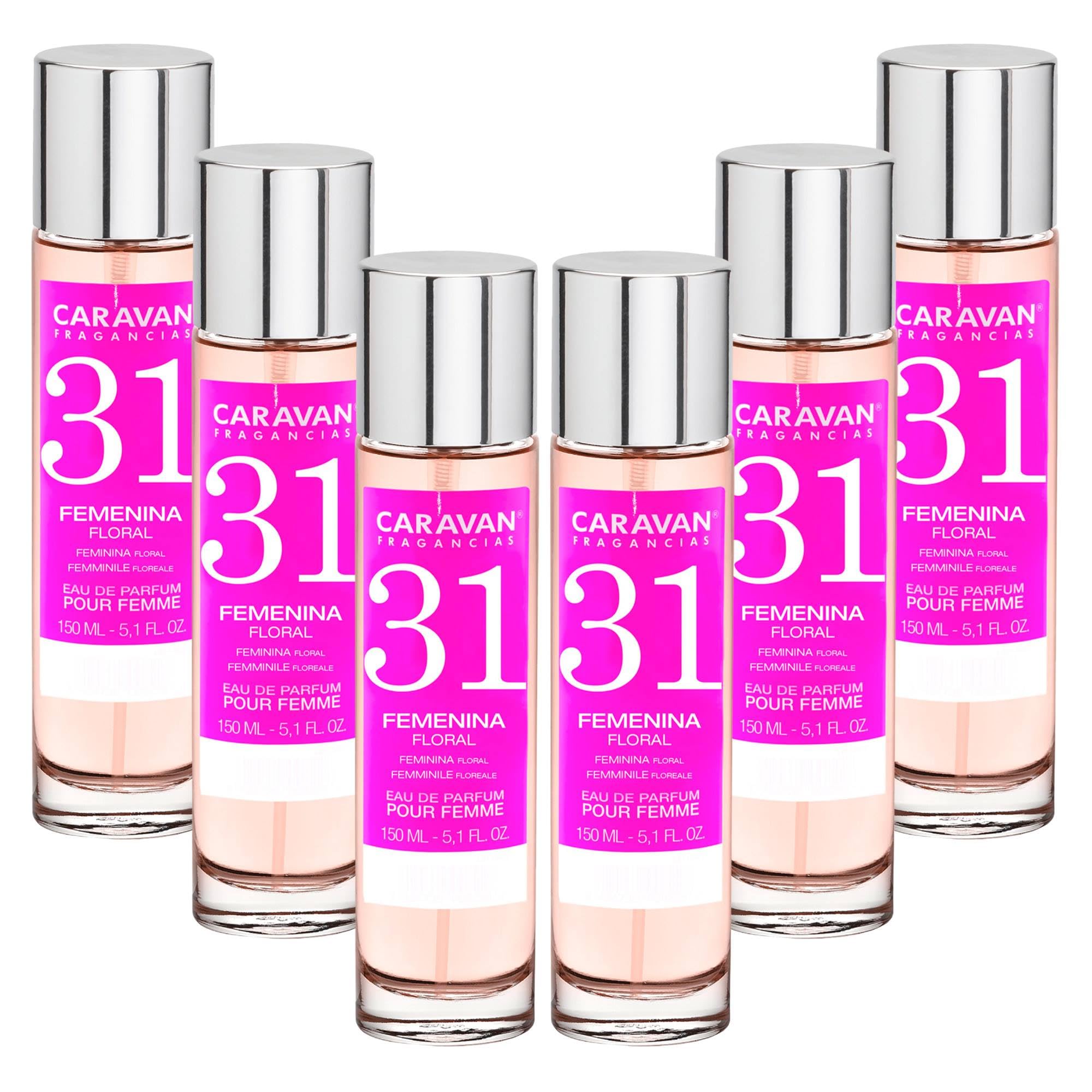 Caravan - Set di 6 profumi da donna n. 31 da 150 ml