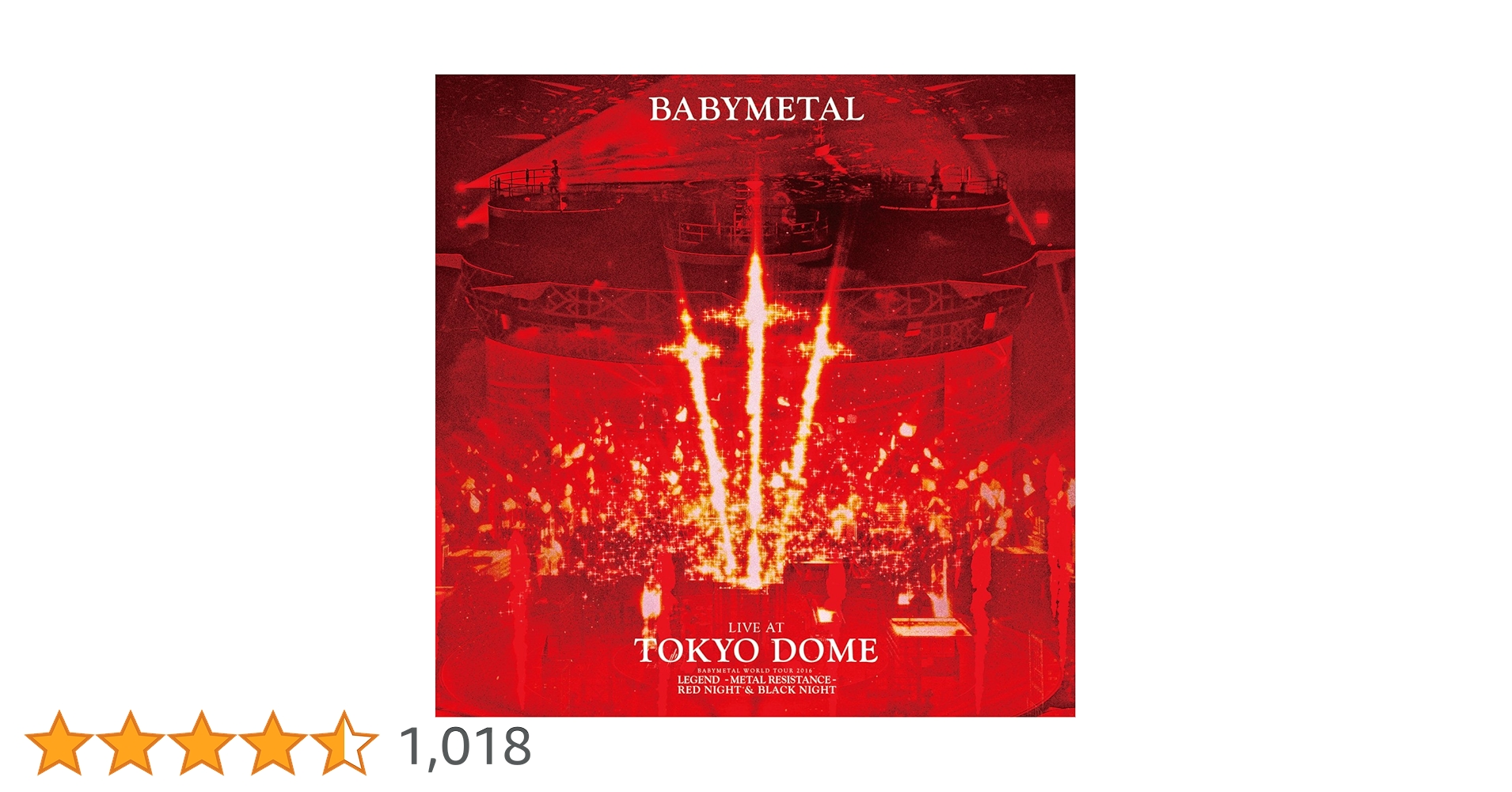 Amazon.co.jp: LIVE AT TOKYO DOME (初回限定盤)[Blu-ray] : BABYMETAL