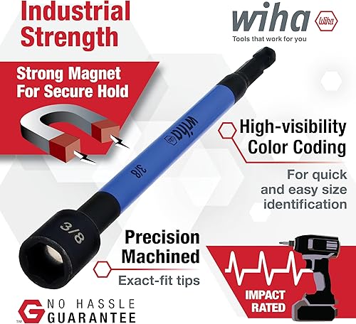 Miniatura 2 de Wiha 70486 - Juego de 6 llaves de tuercas magnéticas codificadas por
