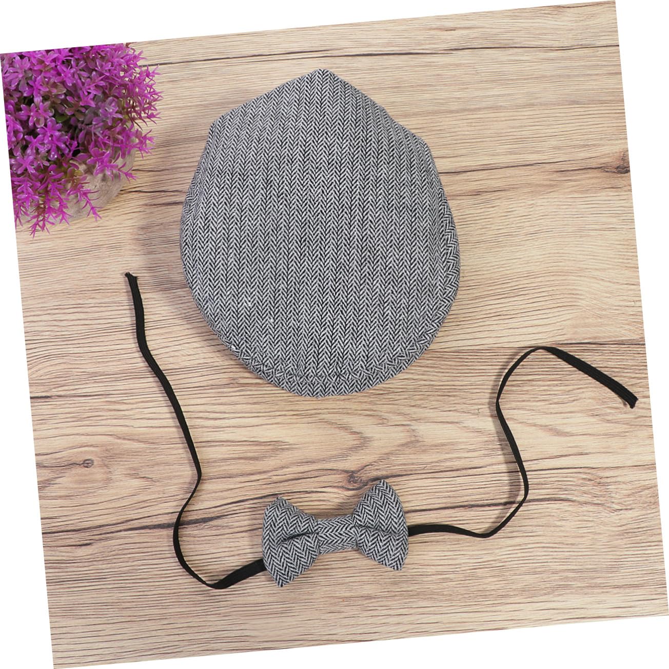 DOITOOL 3 Juegos De Pajarita Accesorios para Fotos Sombrero para Niños Ropa De Niño Recién Nacido Ropa De Bebé Niño Gorra De Caballeros para Bebé Regalos para Niña Recién Nacida