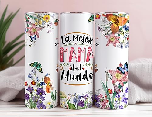 Miniatura 2 de Casitika Regalos para mamá. Vaso de 20 onzas para mamá española. Regalo para la mejor mamá. Detalle para el día de las madres o cumpleaños. Regalo