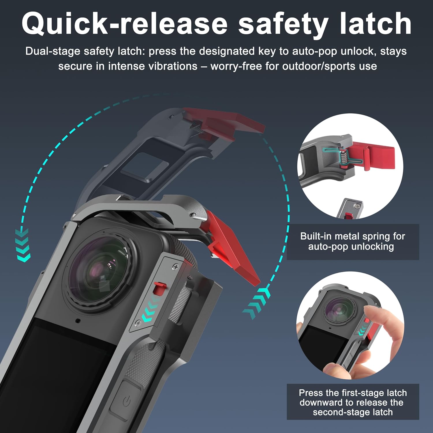 FitStill Protective Case for Insta360 X5 ，Multifunctional Aluminum Protective Cage+ Silicone Lens Cover, Scratch-Resistant and Dustproof, Multiple Expansion interfaces X5 Accessory Set