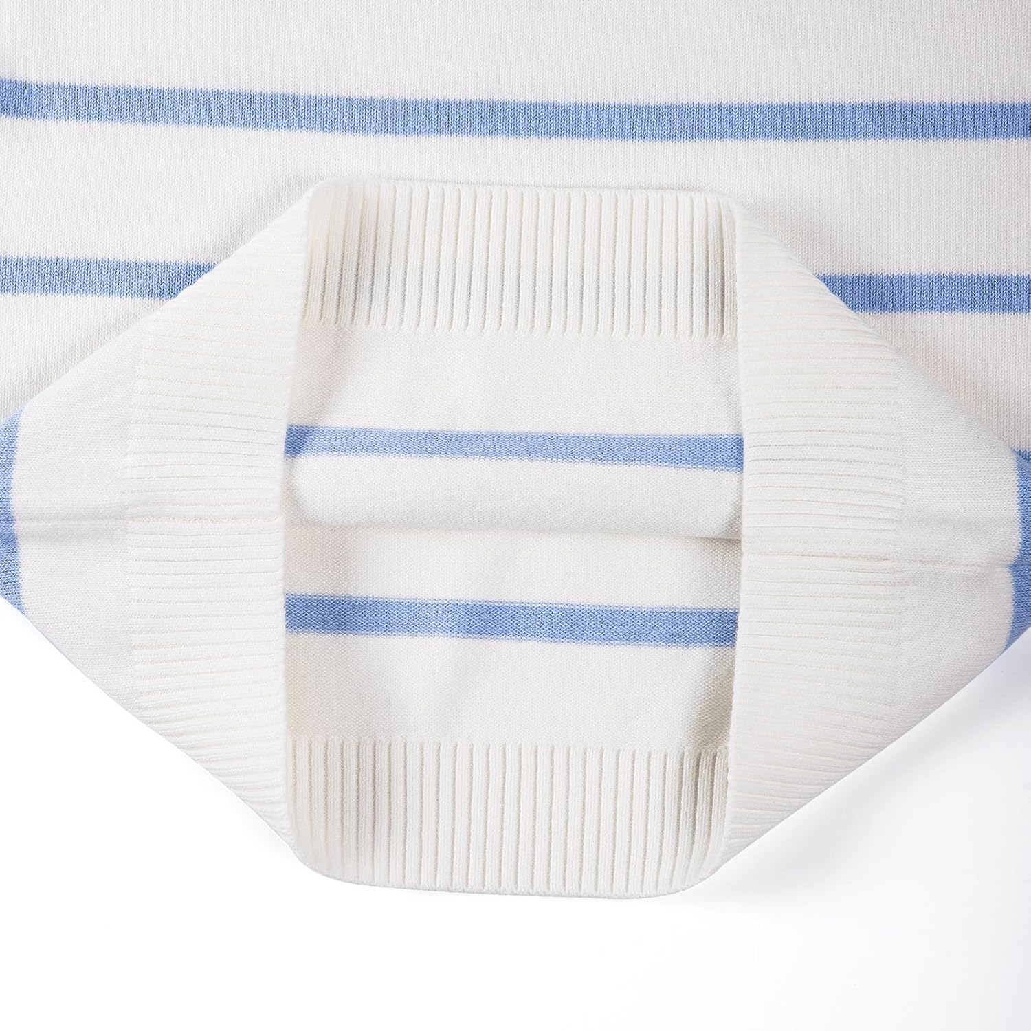 Danny D Girls Striped Heart Embroidery Pullover Tops Round Neck Long Sleeve Sweater Valentine's Day Sweater for Kids - Image 5