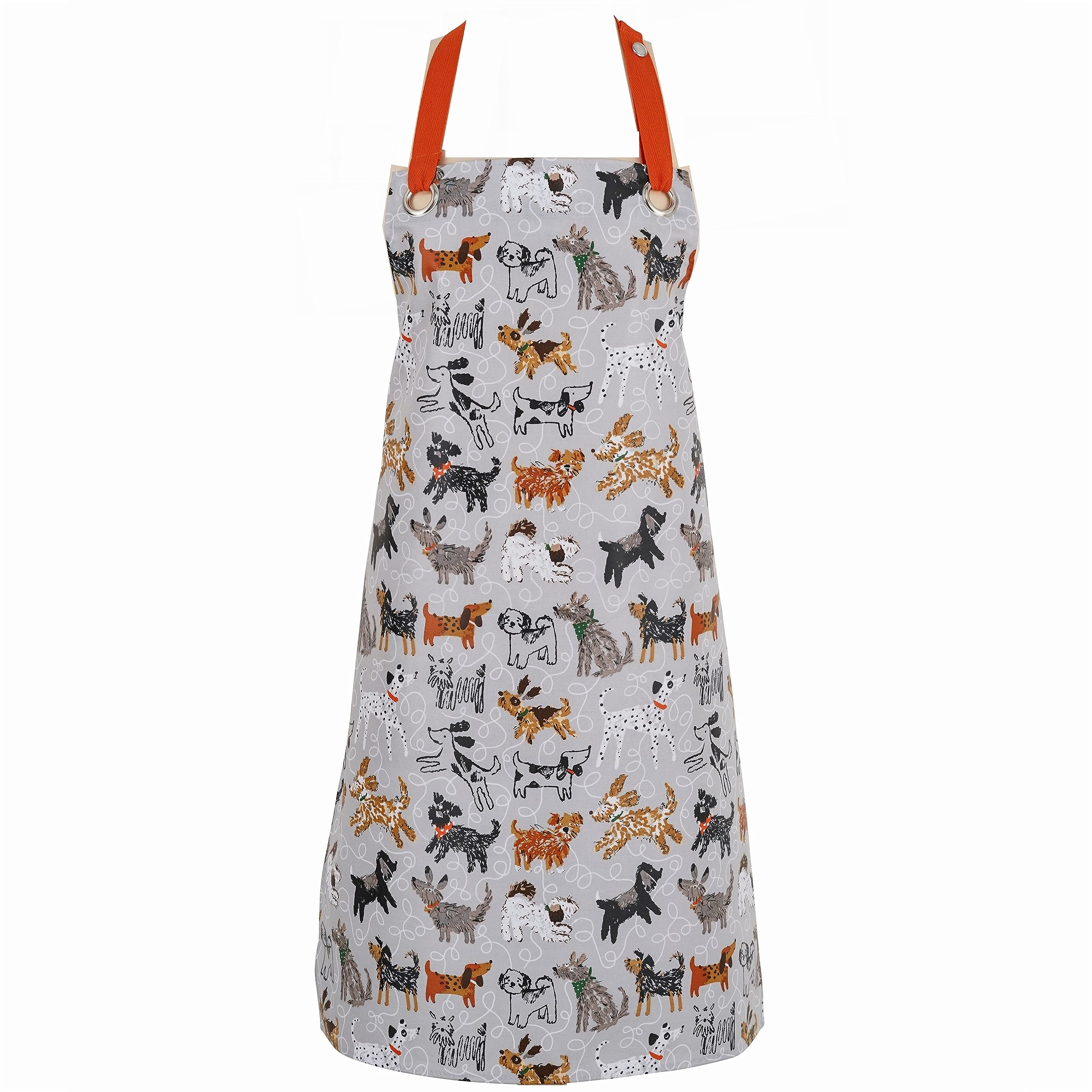 No Pattern Cotton Bib Apron