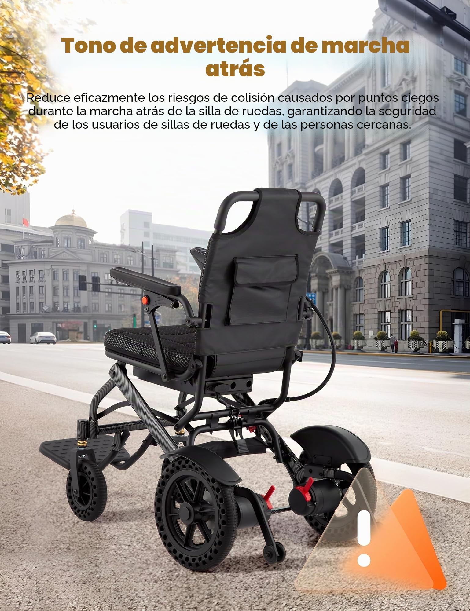 Silla de ruedas eléctrica ligera, 21.5 kg, silla plegable para adultos, motores duales, plegable inteligente, scooters de movilidad para mayores, todo terreno