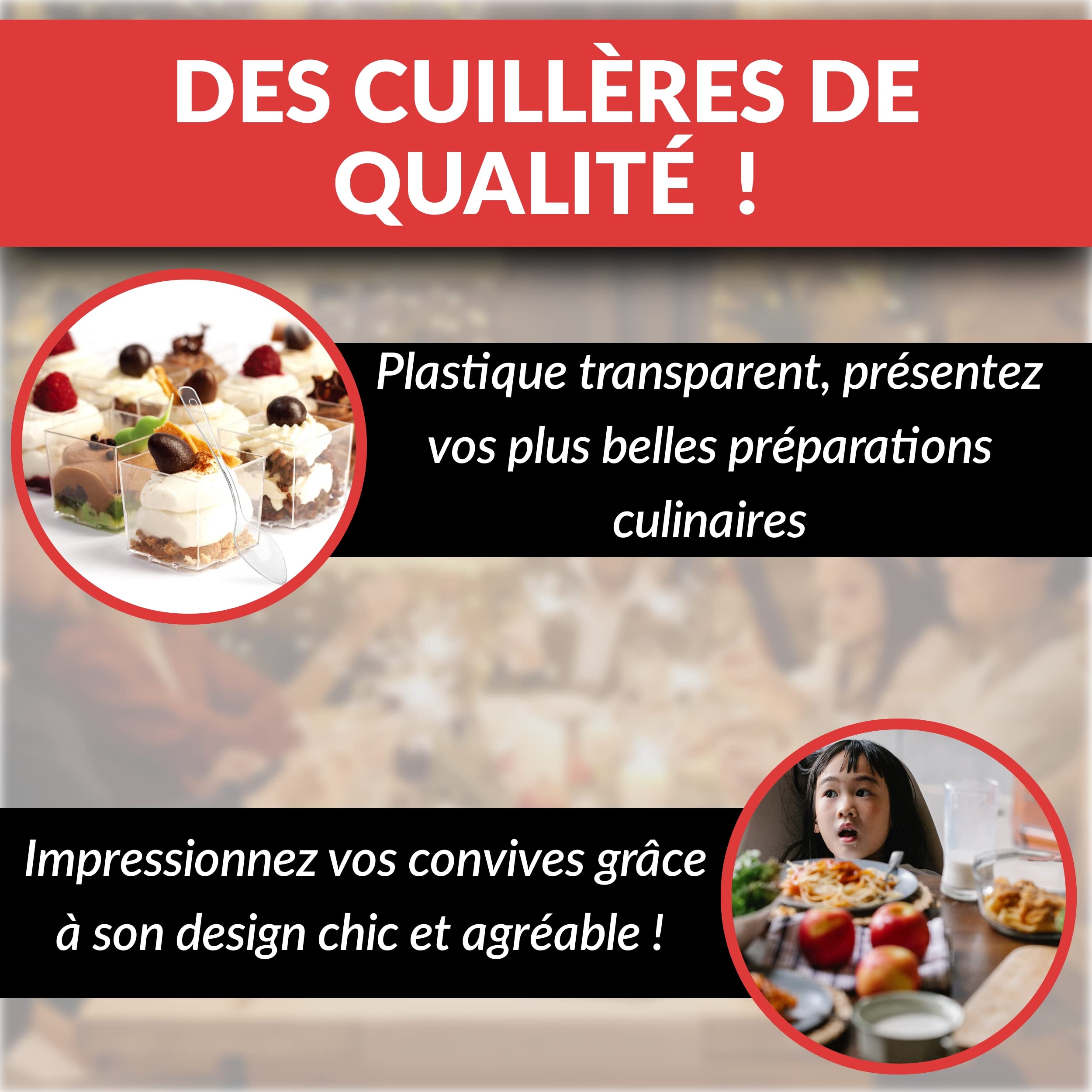 Cucchiaini Plastica Colorati 10 Pezzi - Lunghi 18.5cm Riutilizzabili Per Dessert - Foto 8