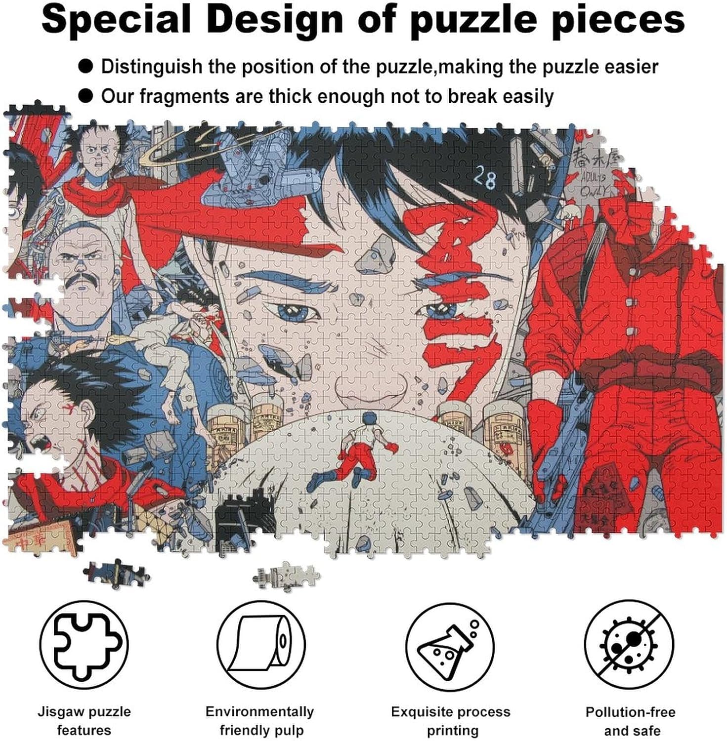 Amazon | Akira アキラ 500 ピース ジグソーパズル 木製 減圧 レジャー
