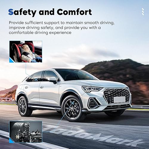 Miniatura 8 de Conjunto completo de puntales delanteros con amortiguador de resorte helicoidal compatible con Honda CR-V 2007-2014, reemplazo 272492 272491